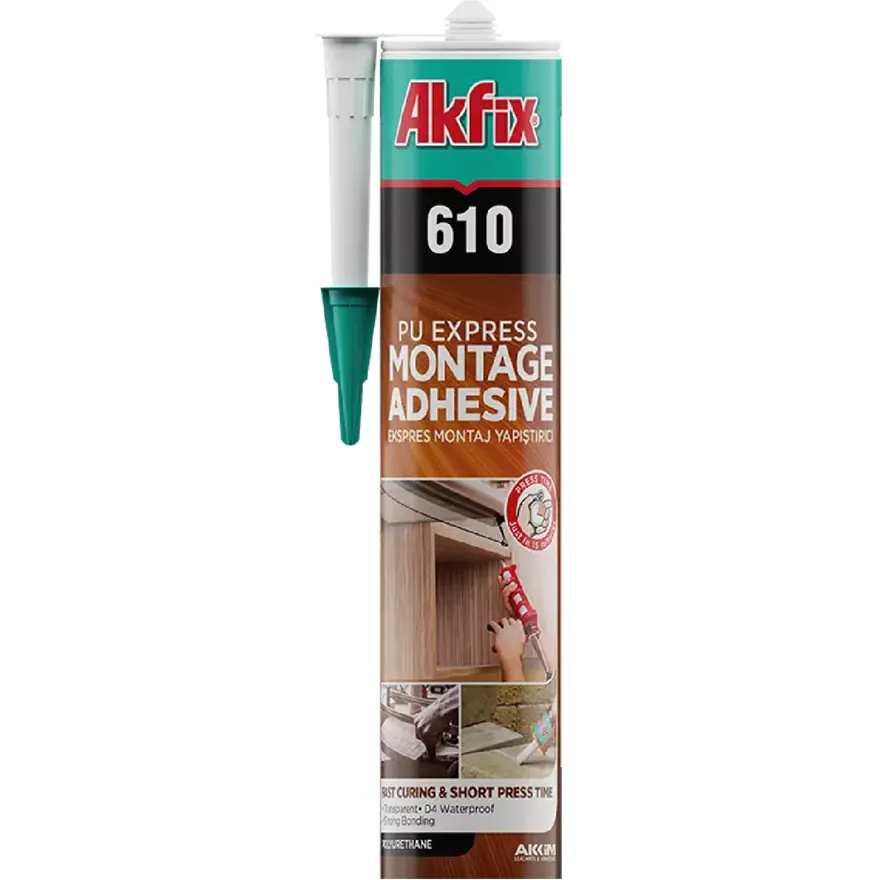 Akfix 610 PU Express Montage Adhesive (Transparent)