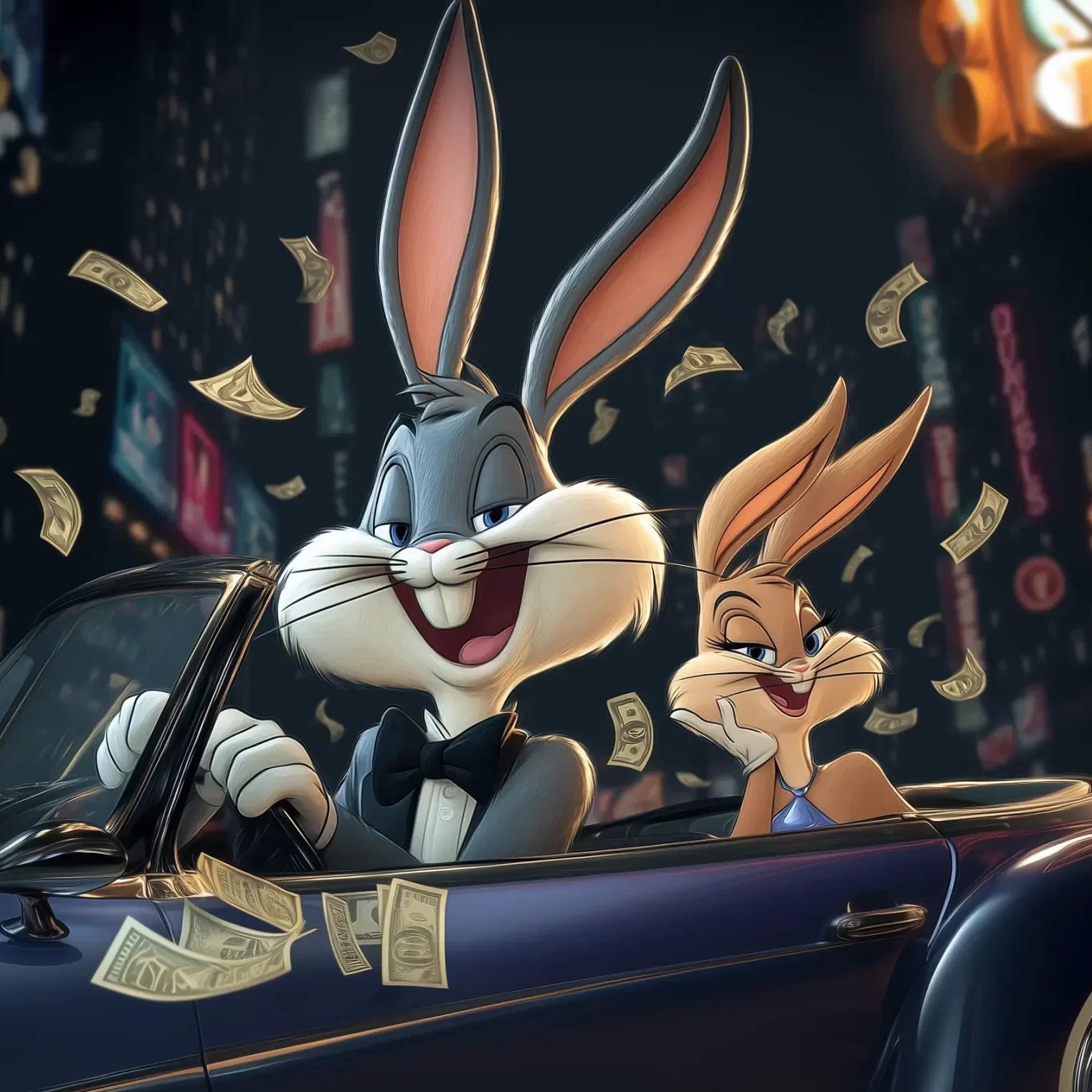 Cynematic poster with grey and blue tones