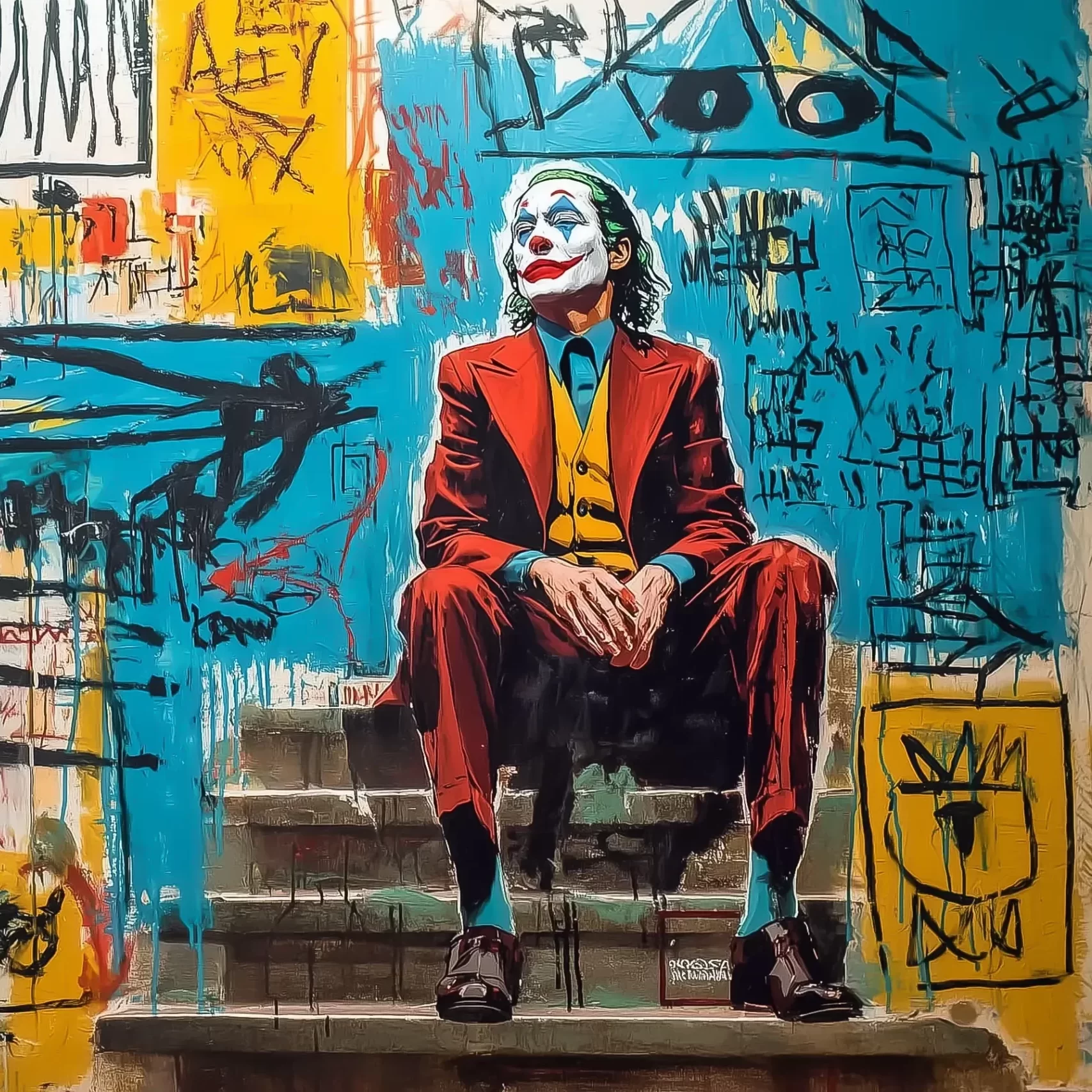 Jocker portraying by Joackin Fenix