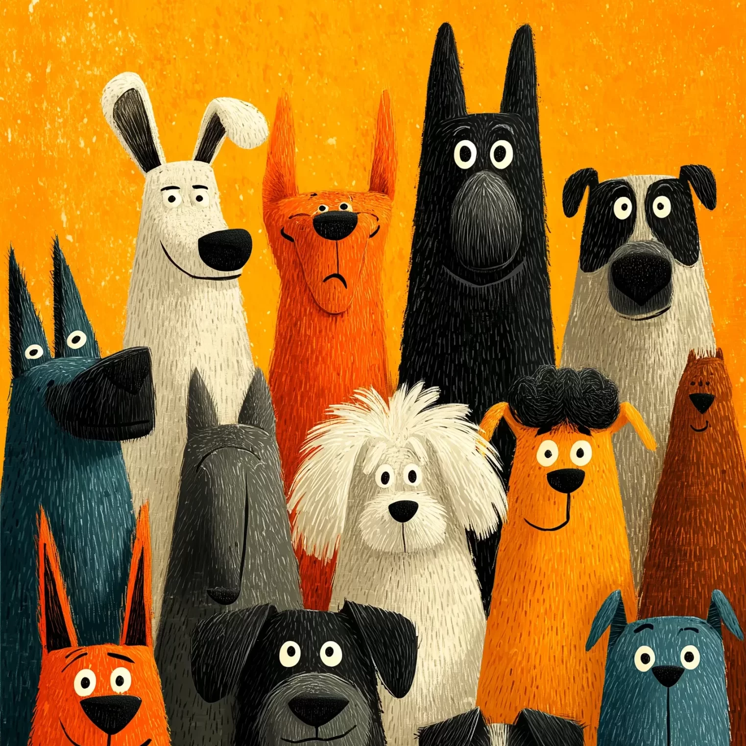 The fluffy dogs team