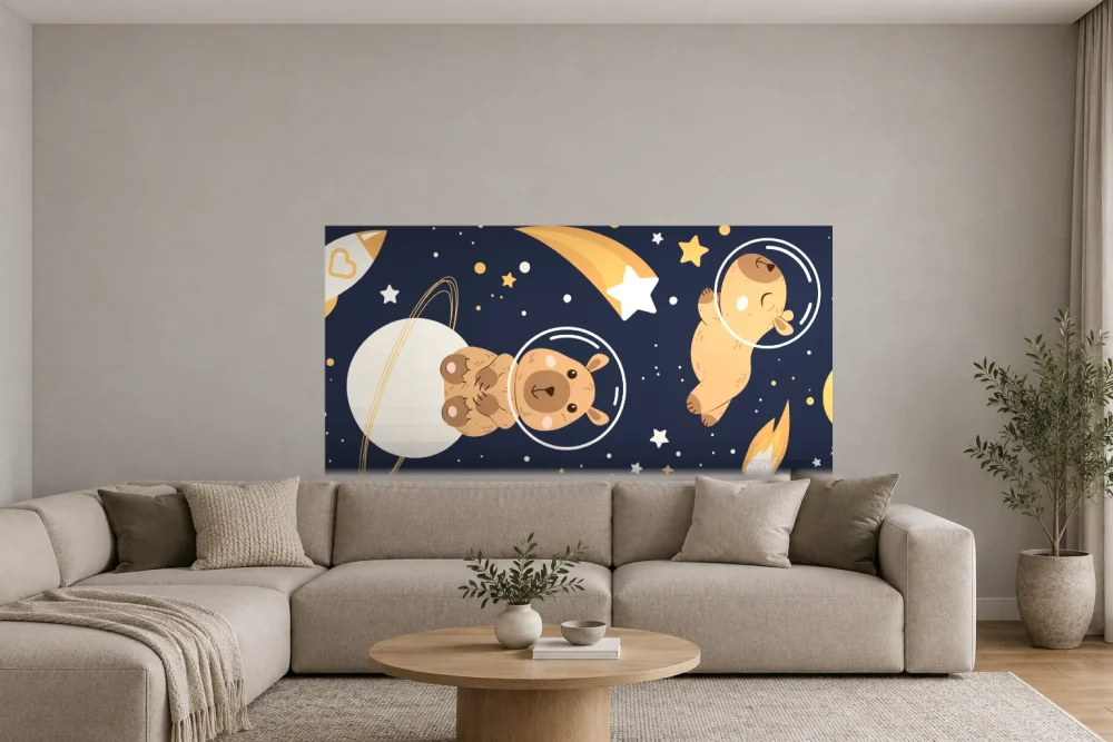 A room with the MAD 554 panel on the wall